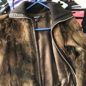 DKNY Fur jacket